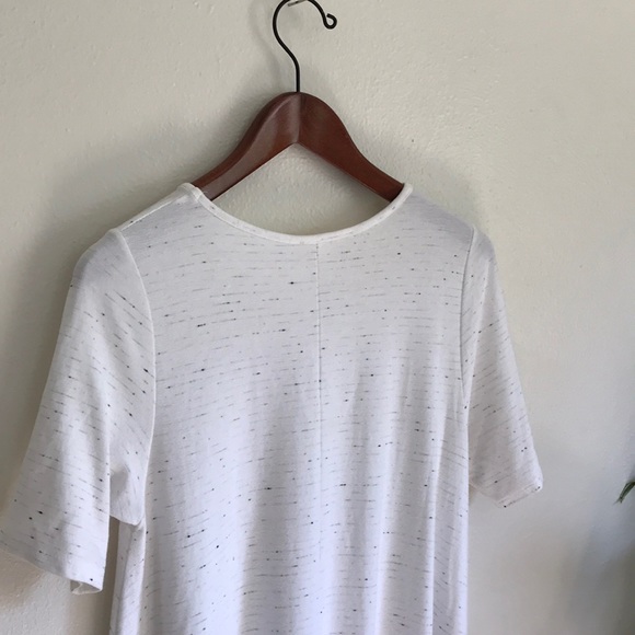Miami White Flecked Relaxed Tee Shirt Dress - Picture 5 of 6